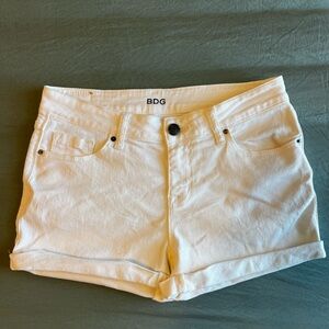 BDG Women's Cream Jean Shorts